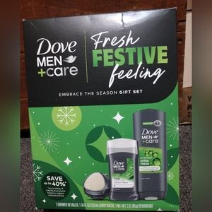 Dove Men+Care Fresh Festive Feeling Gift Set - Green and White